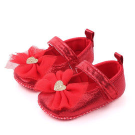 Newborn Baby Boy Girl Leather Shoes Infant First Walkers Footwear Rubber Non-slip