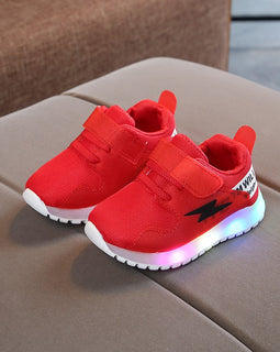 Children LED Sneakers Glowing kids Baby Girls Toddler Shoes with Light Up Luminous Sneakers