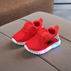 Children LED Sneakers Glowing kids Baby Girls Toddler Shoes with Light Up Luminous Sneakers