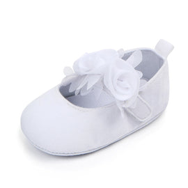 Baby Girl Shoes First Walkers Flower Pattern  Shoe Unisex Non-slip Breathable Soft Bottom Toddler Crib 0-18M