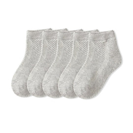 5 Pairs/Lot Children Socks  Cotton Fashion Breathable Mesh Socks Spring Summer High Quality