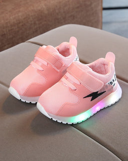 Children LED Sneakers Glowing kids Baby Girls Toddler Shoes with Light Up Luminous Sneakers