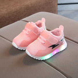 Children LED Sneakers Glowing kids Baby Girls Toddler Shoes with Light Up Luminous Sneakers