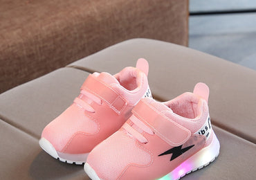 Children LED Sneakers Glowing kids Baby Girls Toddler Shoes with Light Up Luminous Sneakers