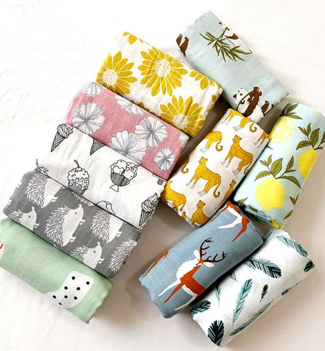 Baby Towels Scarf Swaddle bath Towel Newborns Handkerchief Bathing Feeding Face Washcloth Wipe