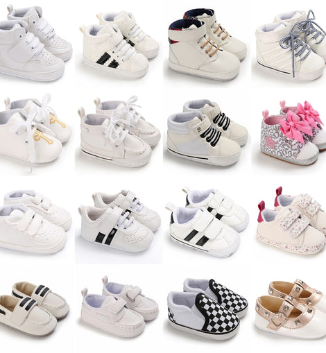 Newborn Baby Shoes Boy Girl Classical Sport Soft Sole