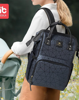 Mommy Bag Waterproof Large Capacity Fashionable and High Quality Supplies Supplies for Pregnant Women Babies Backpacks