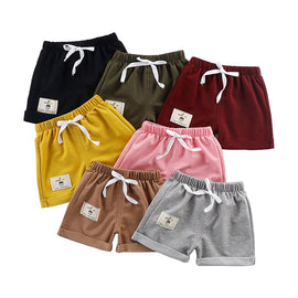 Toddler Baby Shorts for Boy Casual Solid Summer Shorts