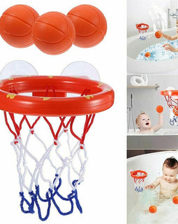 Baby Bath Water Toys Bathroom Bathtub Shooting Basketball Hoop