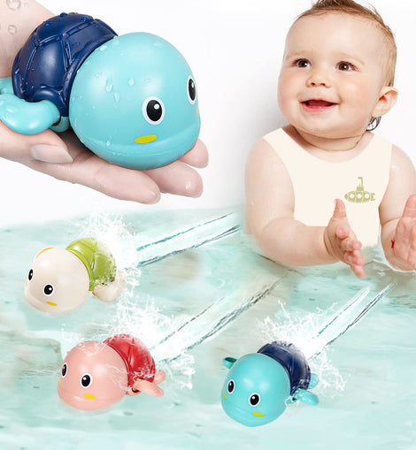 Baby Bath Toys Bathing Cute Swimming Turtle Whale Pool Beach Classic